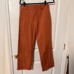 Limited color Dickies. Light Orange/rust. Wide leg